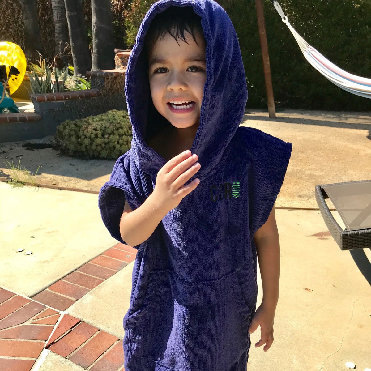 COR Surf Kids Changing Towel Poncho - Solid Colors