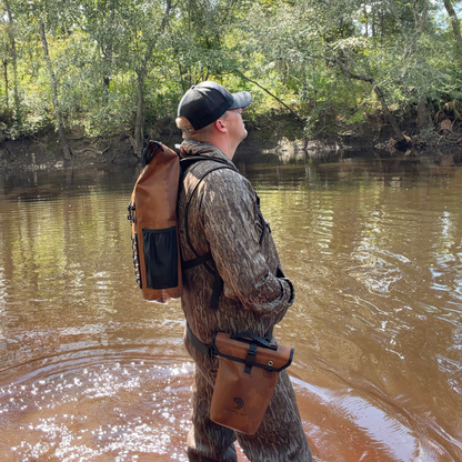 Dry Pocket Waterproof Floating Backpack Dry Bag - Coyote Brown