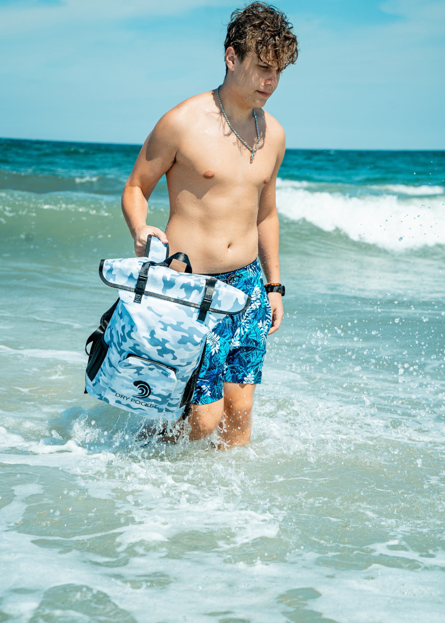 Dry Pocket 25-Liter, Auto-Sealing, Waterproof, Floating, Scent Proof Dry Bag