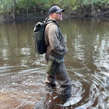 Dry Pocket Waterproof Floating Shell Bag / Dry Bag - Olive Night
