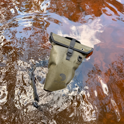 Dry Pocket Waterproof Floating Shell Bag / Dry Bag - Olive Night