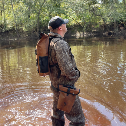 Dry Pocket Waterproof Floating Shell Bag / Dry Bag - Coyote Brown