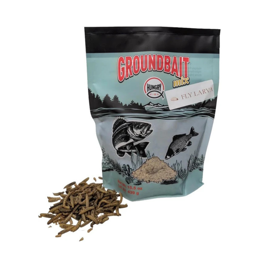 HungryFish GroundBait Mix - ( Fly Larva) 15.9oz