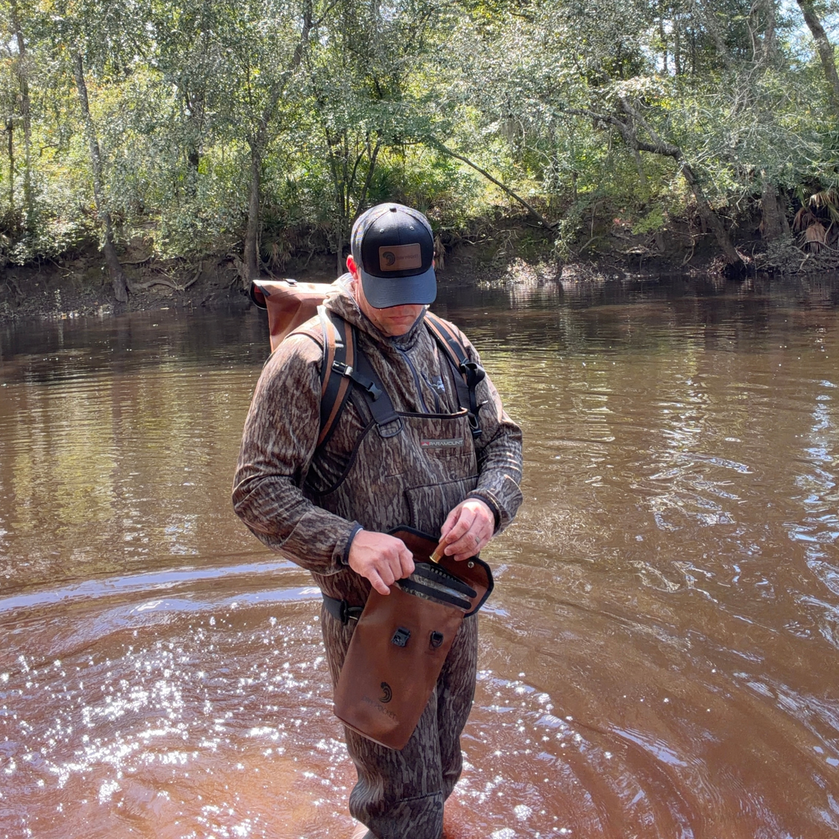 Dry Pocket Waterproof Floating Shell Bag / Dry Bag - Coyote Brown