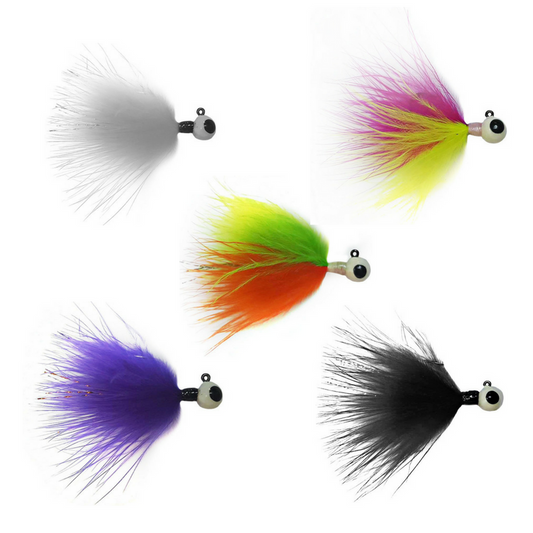 Kenders - Tungsten Marabou Jigs (5 Pack)