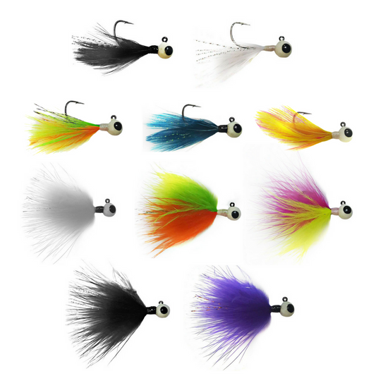 Kenders - Tungsten Feather/Marabou Master Set (10 Jigs)