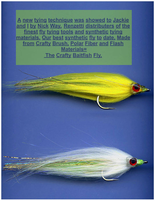 Clouser's Crafty Baitfish Fly