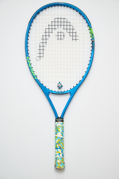 Racket Pets Shark Tennis Overgrip Tape and Matching Shock Absorbing Dampener for Tennis Racket