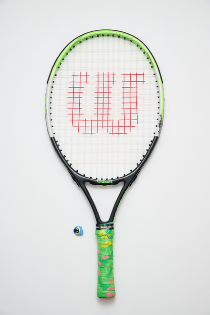 Racket Pets Parrot Tennis Overgrip Tape and Matching Shock Absorbing Dampener for Tennis Racket