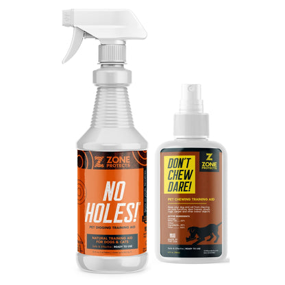 Zone Protects Chewing/Digging Prevention; Bad Dog Bundle Inside/Outside