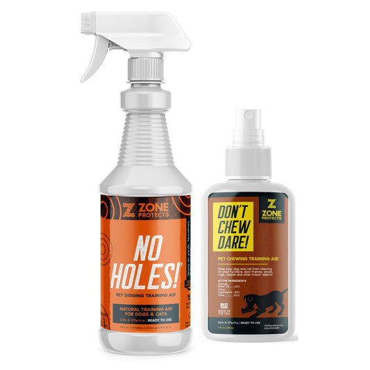 Zone Protects Chewing/Digging Prevention; Bad Dog Bundle Inside/Outside