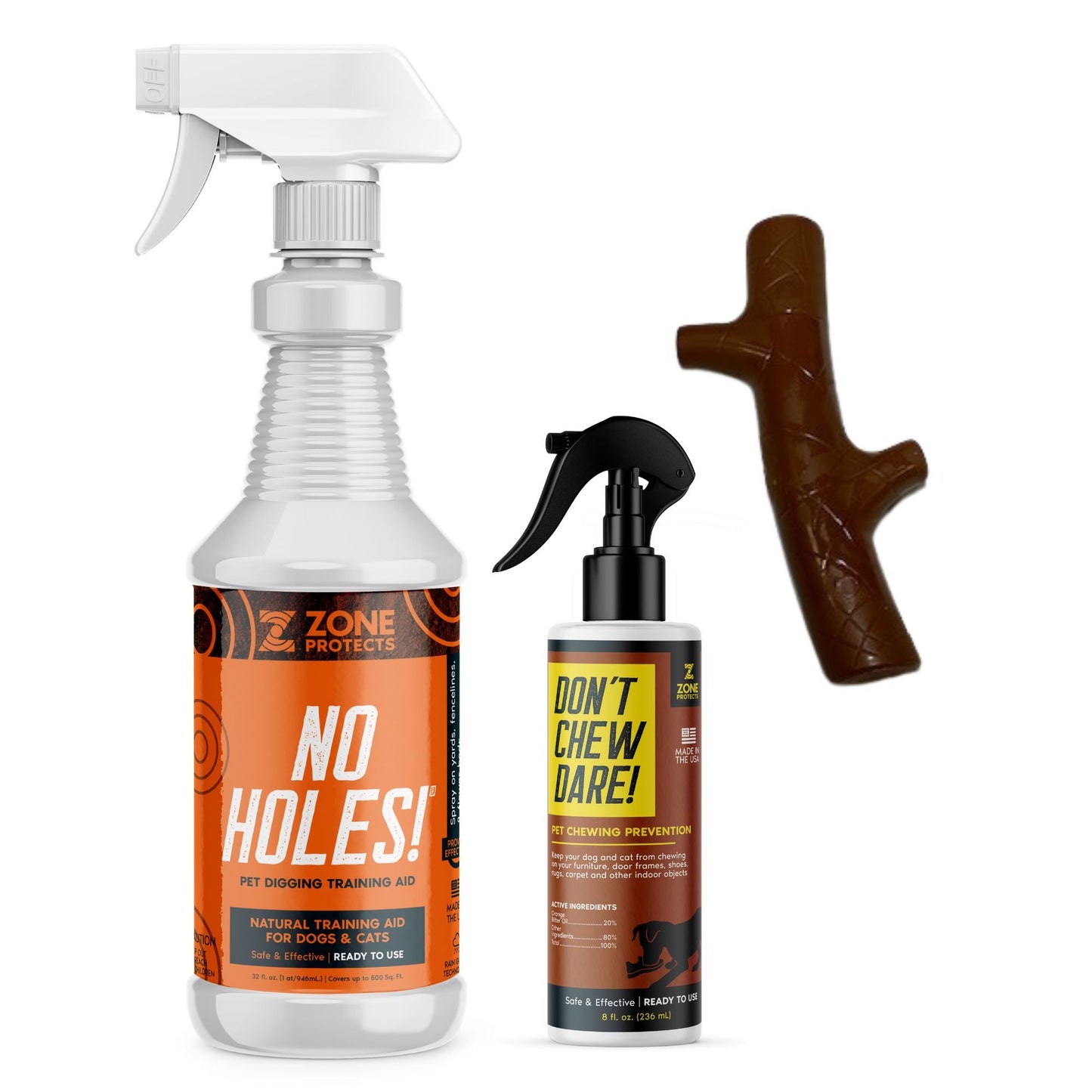 Zone Protects Chewing/Digging Prevention; Bad Dog Training Bundle Redirect