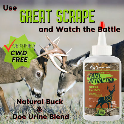 Zone Protects Deer Attractant; Realtree Fatal Attraction Deer Attractant Great Scrape