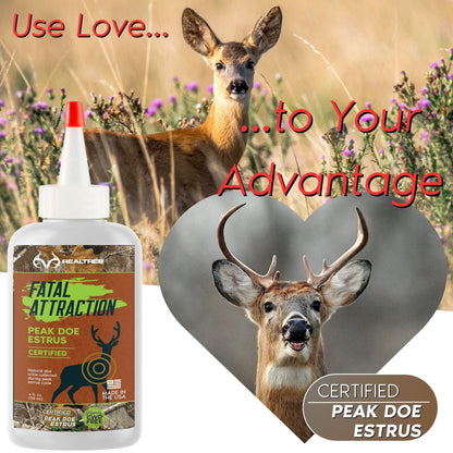 Zone Protects Deer Attractant; Realtree Fatal Attraction Deer Attractant Peak Doe Estrus