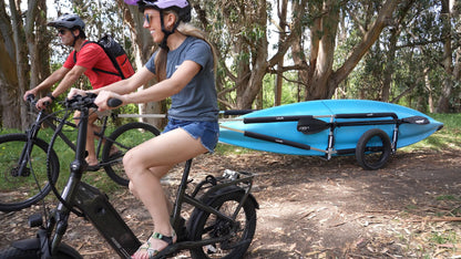 Moved By Bikes SUP and Kayak Trailer V2 - Aluminum Frame