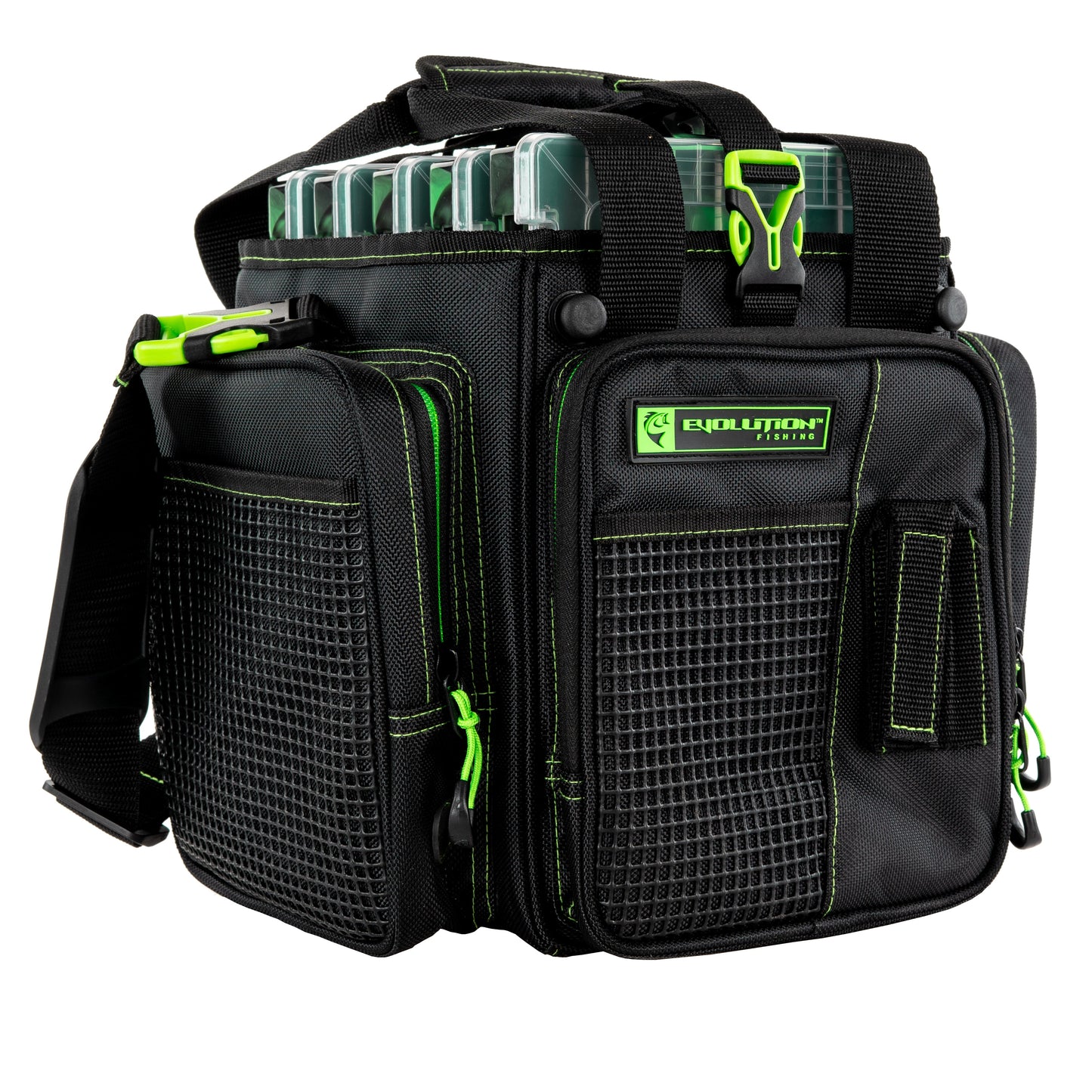 Evolution Fishing Vertical 3600 Drift Series Tackle Bag Green