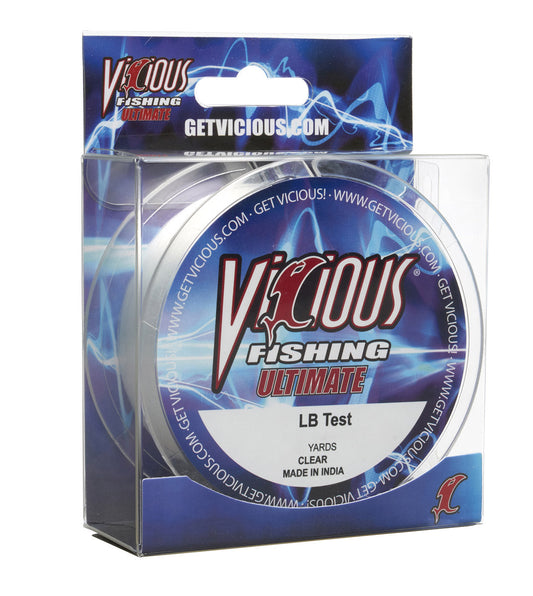Vicious Ultimate Clear Mono - 20 Lb Test
