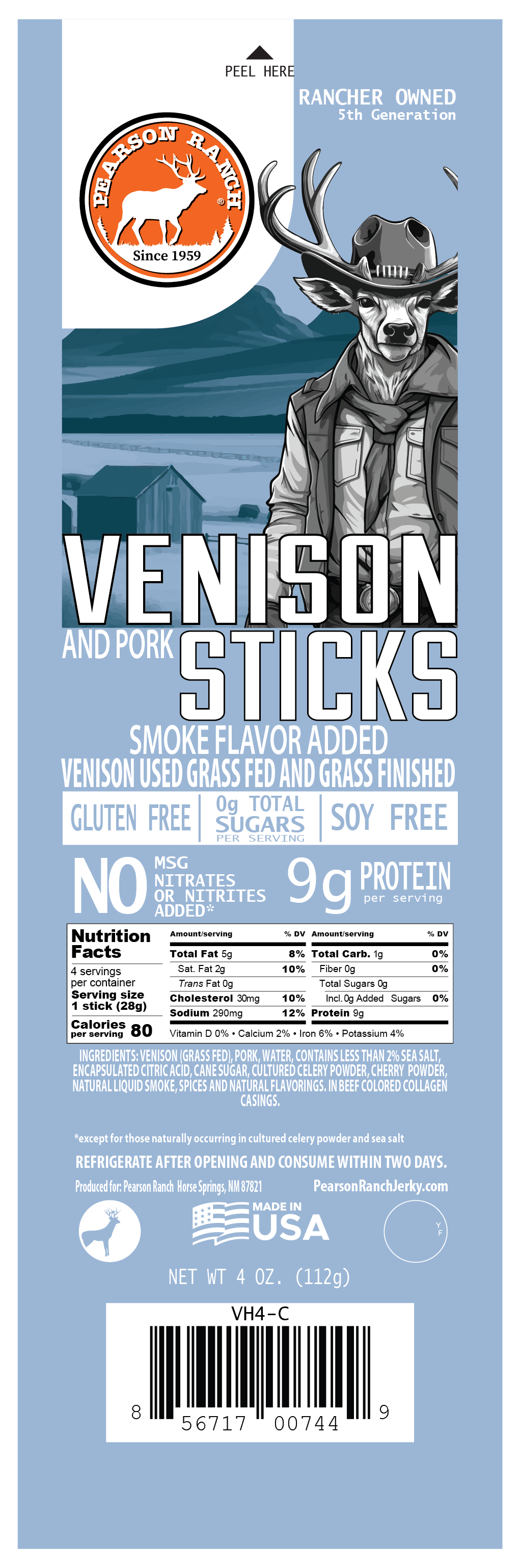Pearson Ranch - Venison Hickory Snack Stick Multi-pack