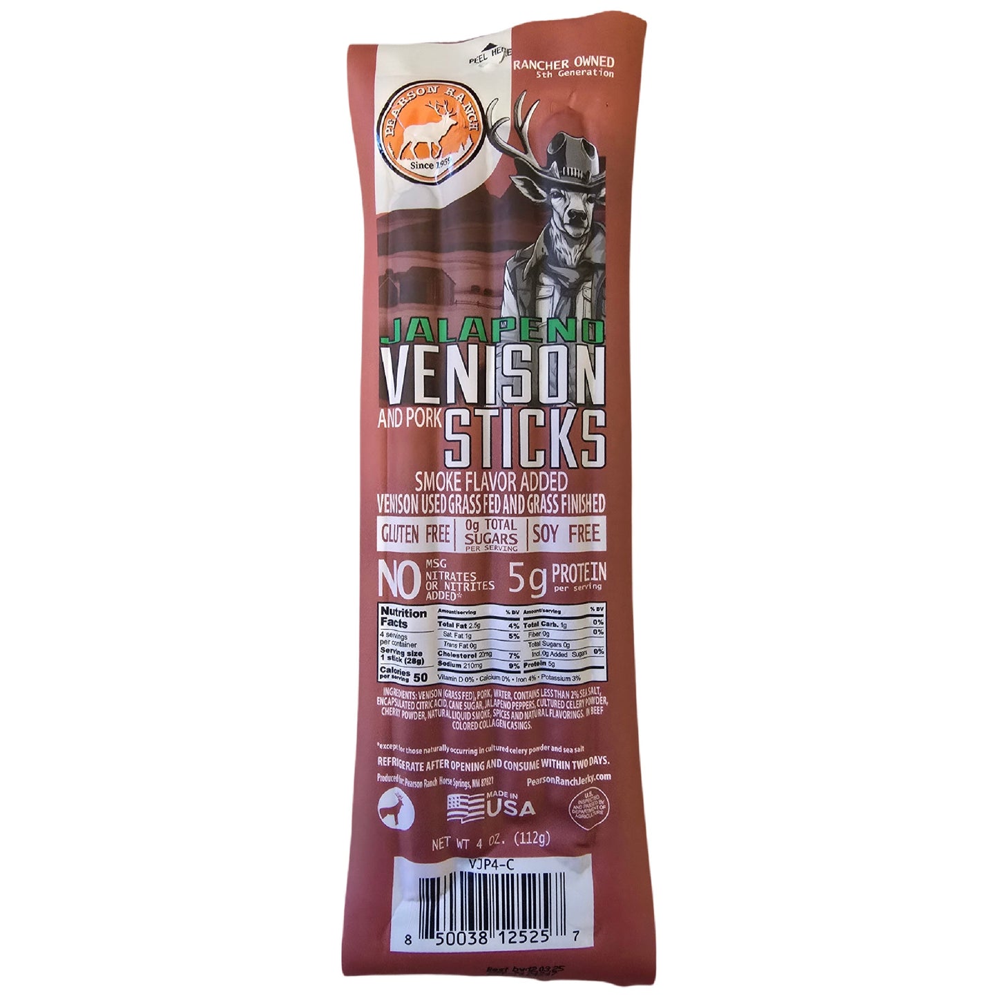 Pearson Ranch - Venison Jalapeno Hickory Snack Stick Multi-pack