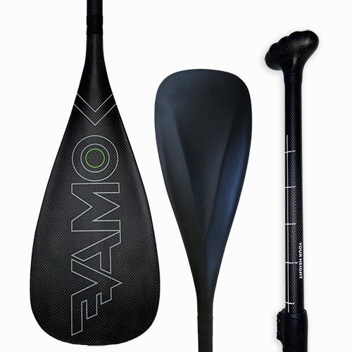 Vamo Life Full Carbon Adjustable Paddle with ABS Edge  - SR71 Black
