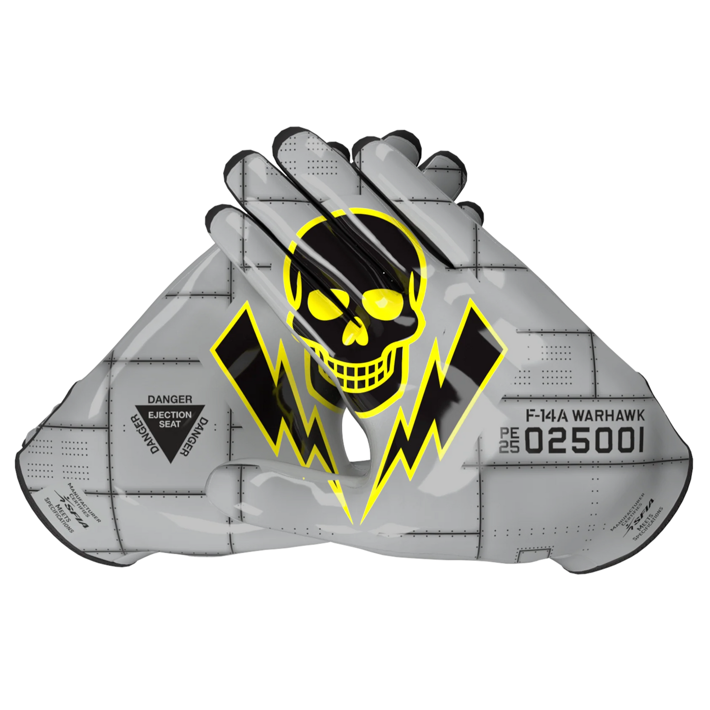Phenom Elite Warhawk Football Gloves - Vapor-Stick by Phenom Elite
