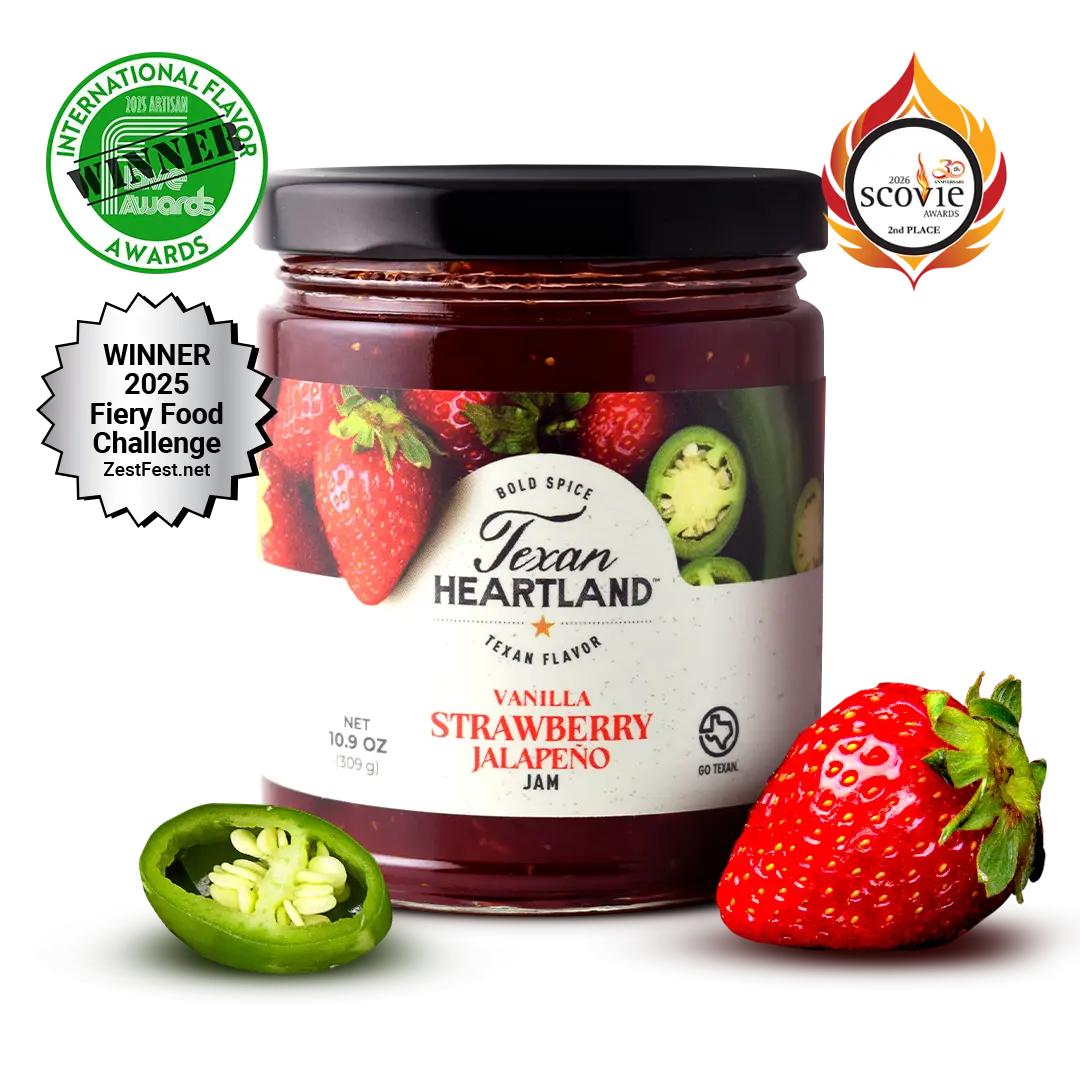 Vanilla Strawberry Jalapeno Jam