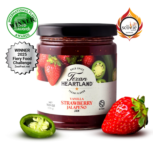 Vanilla Strawberry Jalapeno Jam