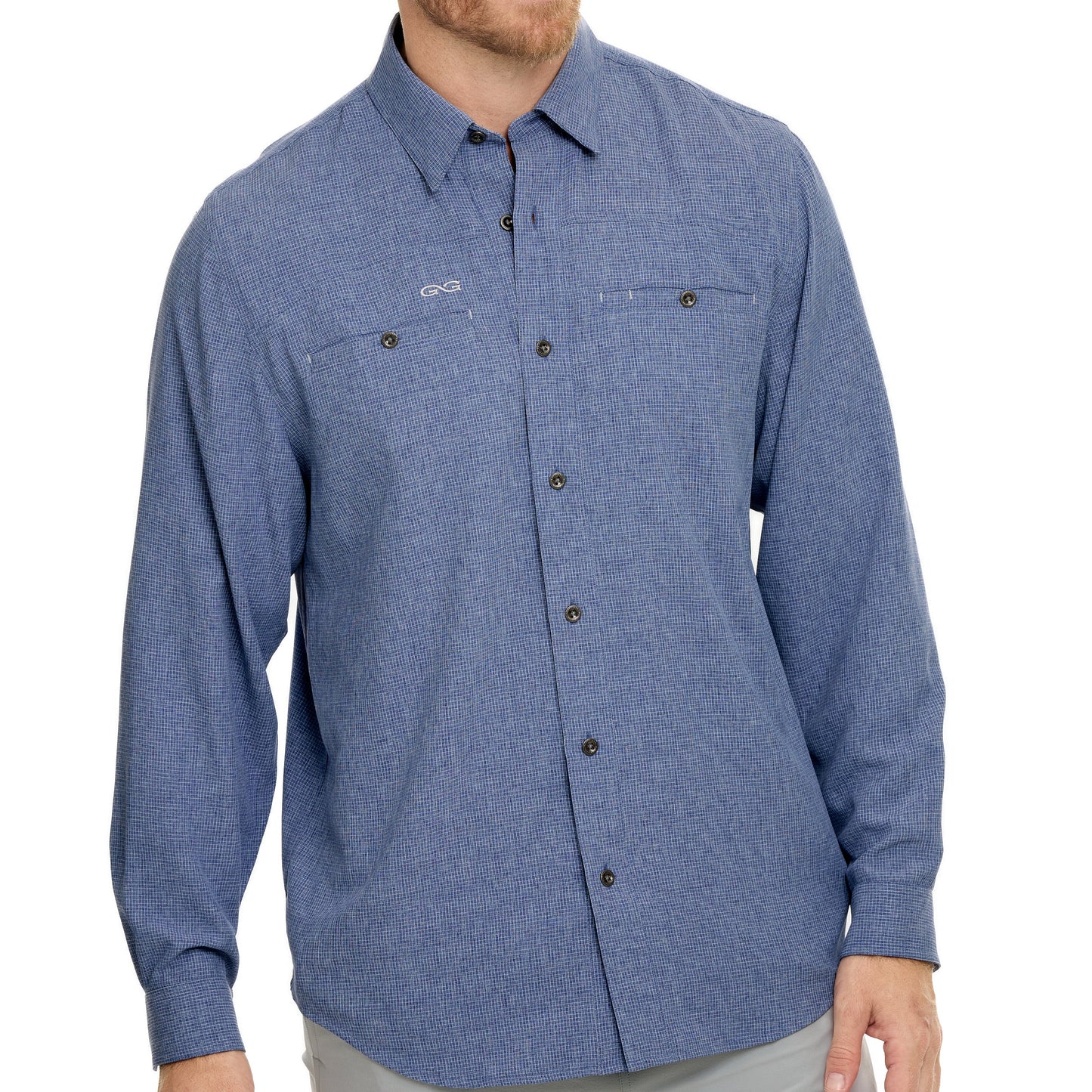GameGuard Indigo Maverick Shirt | Long Sleeve