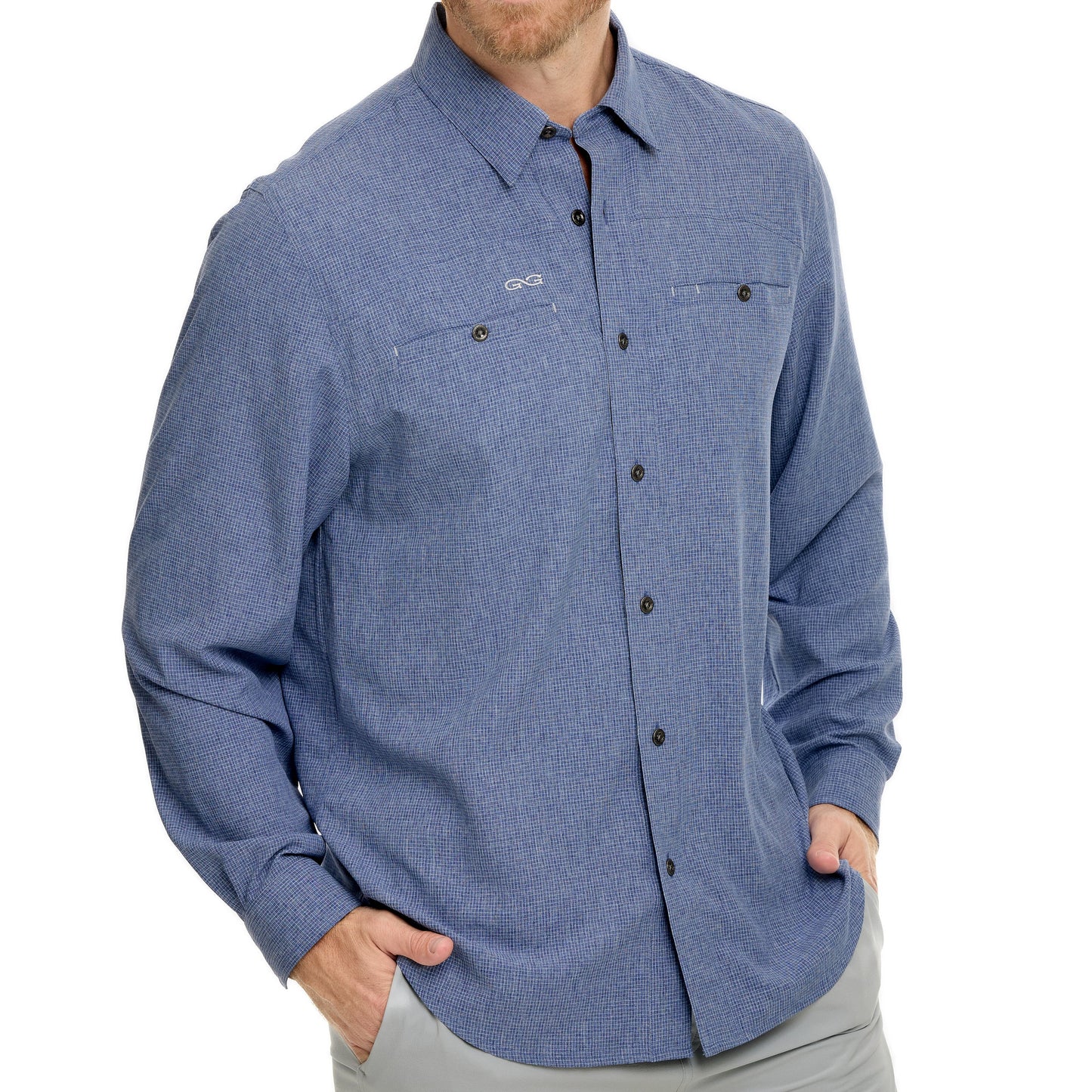 GameGuard Indigo Maverick Shirt | Long Sleeve
