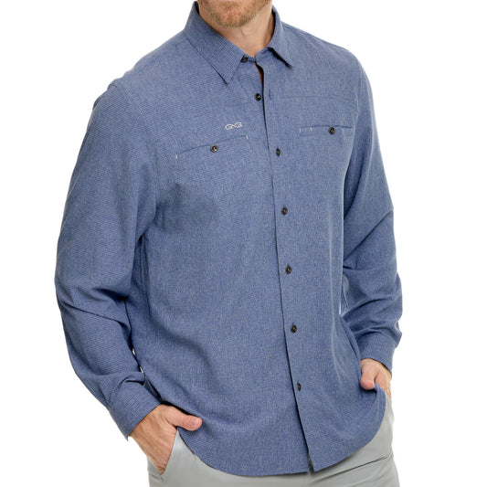 GameGuard Indigo Maverick Shirt | Long Sleeve
