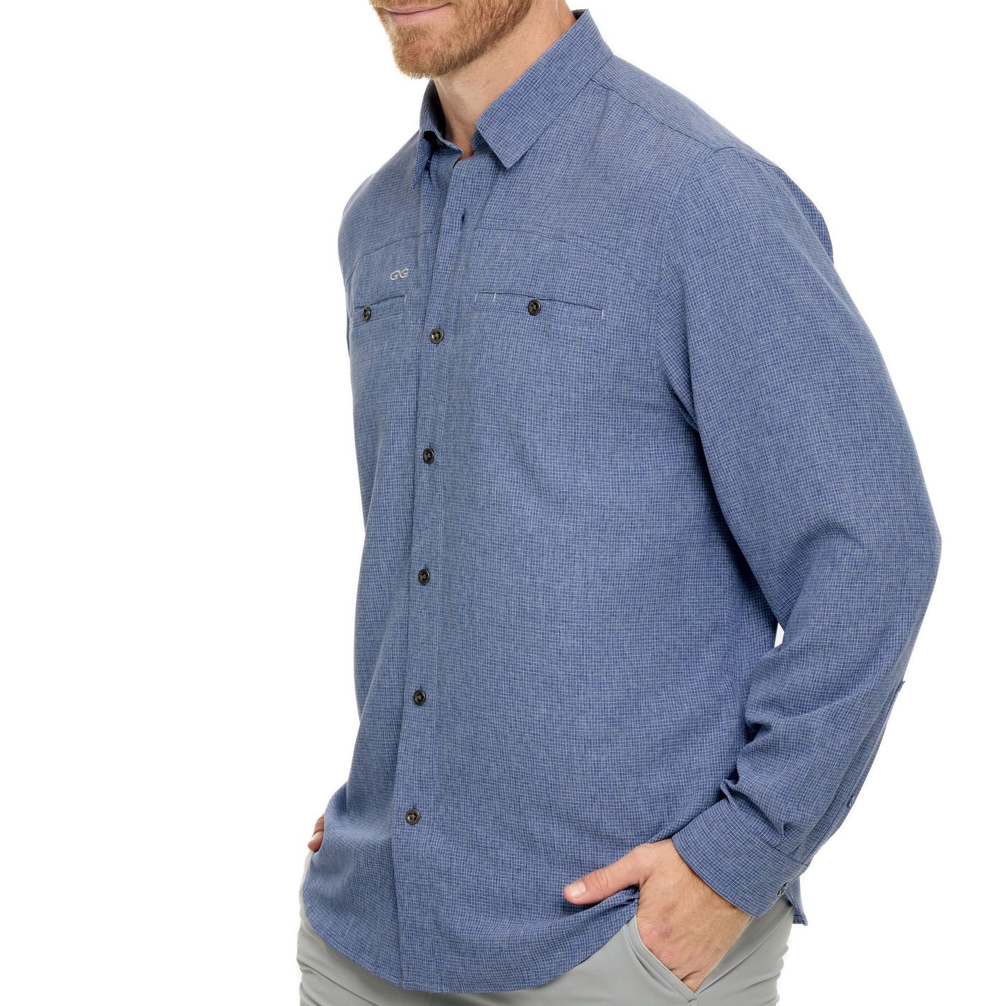 GameGuard Indigo Maverick Shirt | Long Sleeve