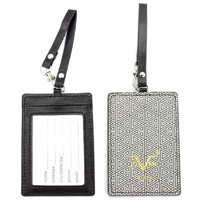 Travellty Runway Vegan Leather Luggage Tags Set