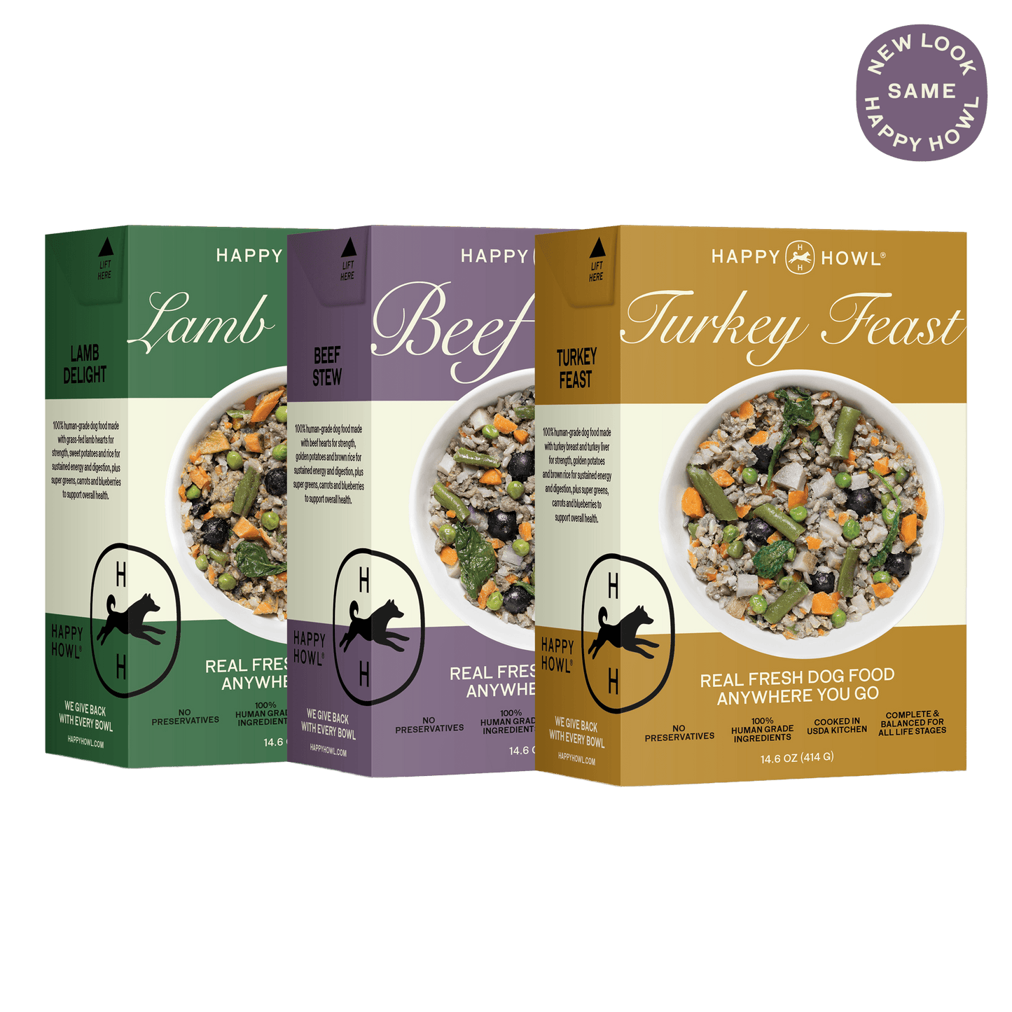 Happy Howl 100% Human-Grade Dog Food
