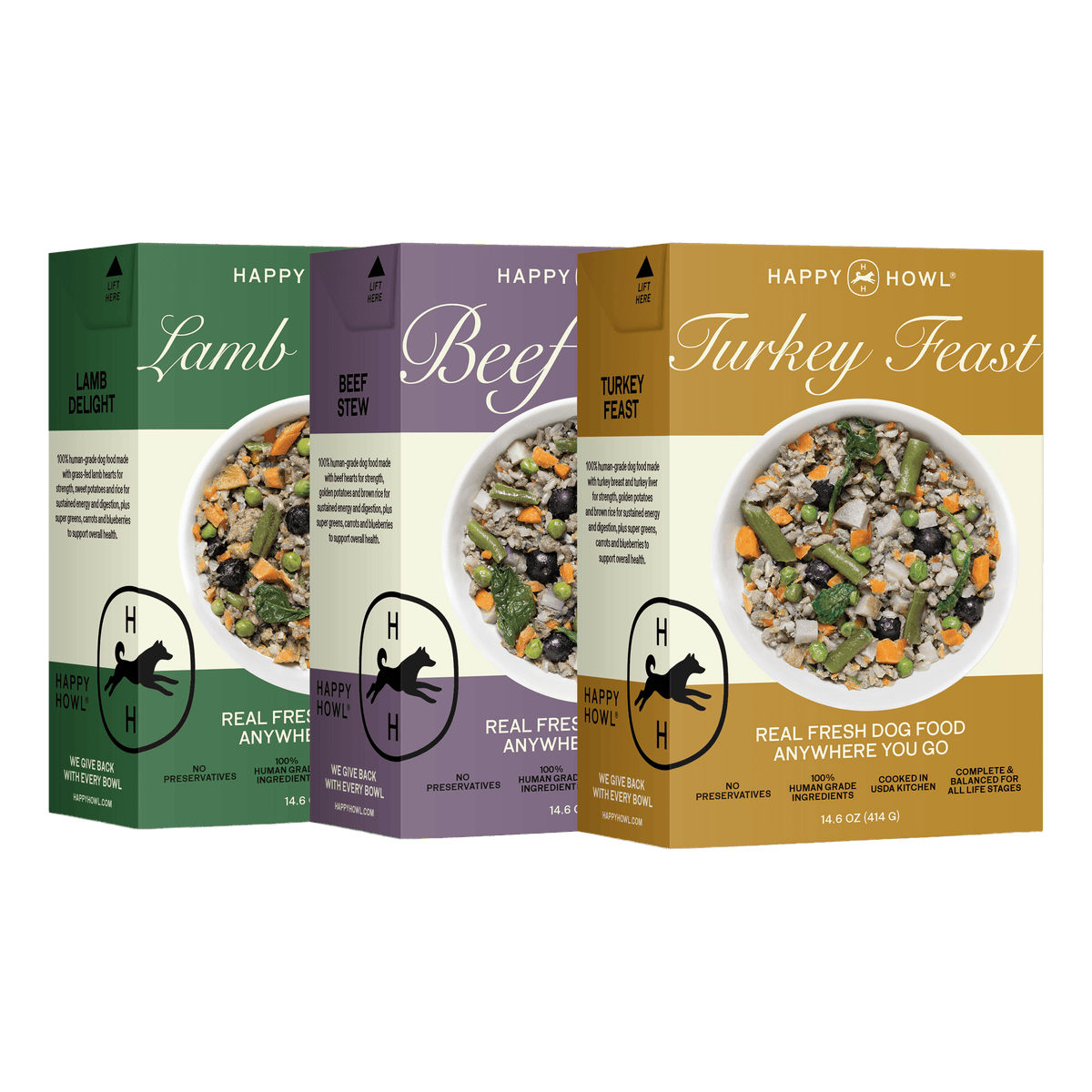 Happy Howl 100% Human-Grade Dog Food
