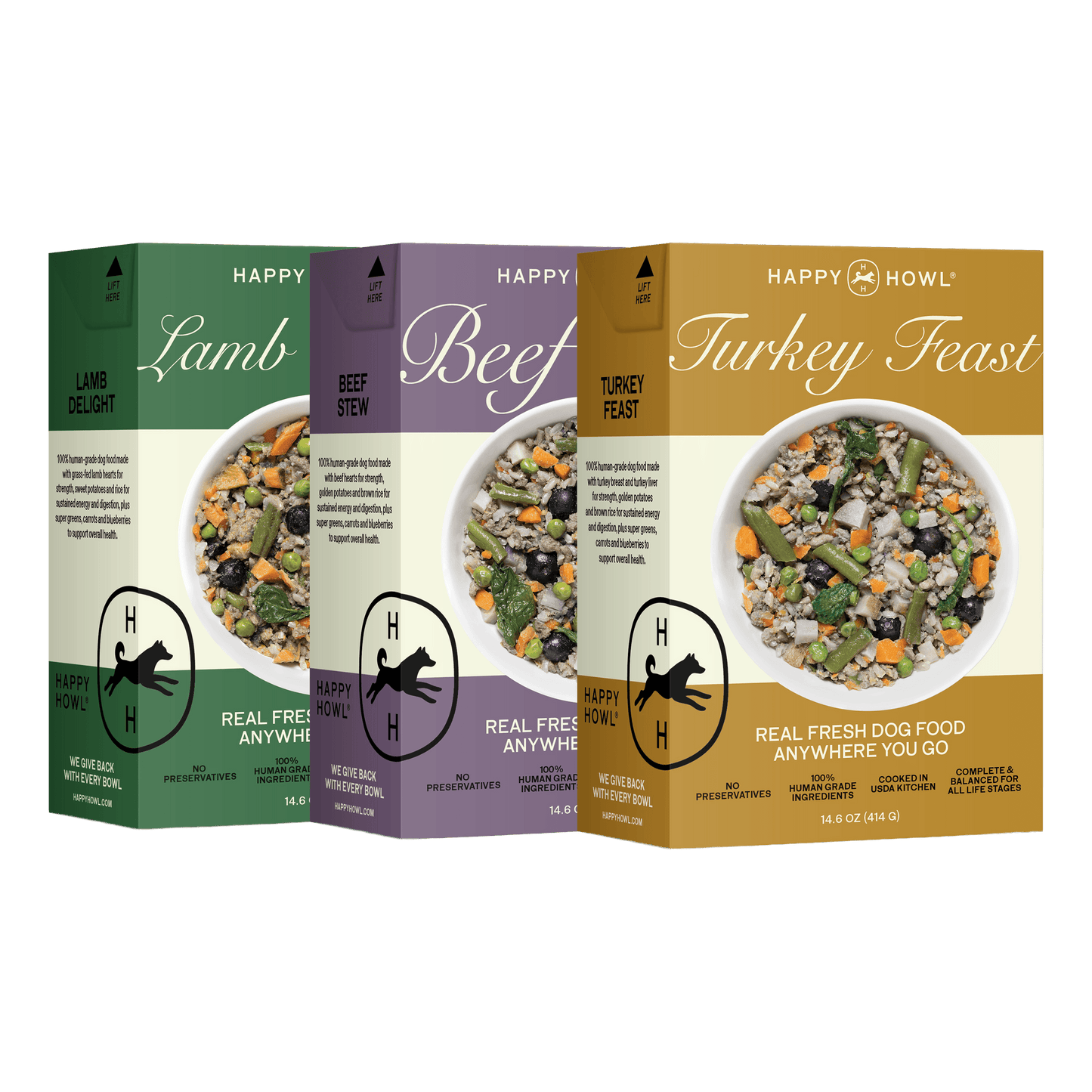 Happy Howl 100% Human-Grade Dog Food