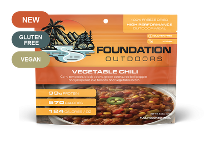 Foundation Outdoors Vegan Vegetable Chili Meal