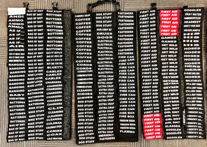Overland Gear Guy Custom Velcro Name Tags