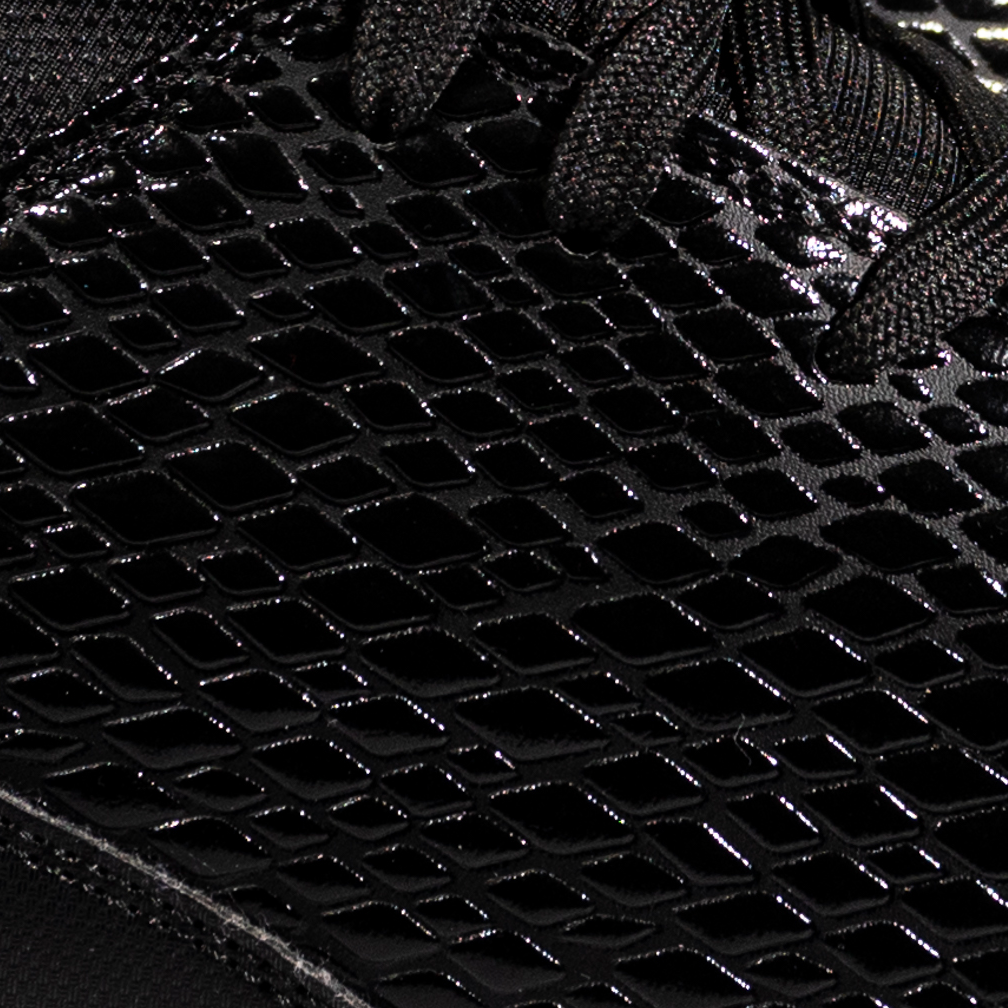 Velocity 3.0: Football Cleats - Black Cobra Skin