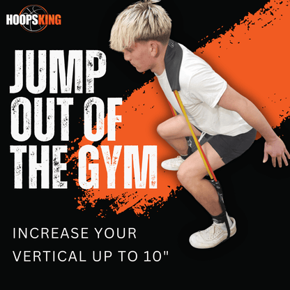 HoopsKing Vertical Blitz Resistance Bands | For All Ages | Shoulders to Heels