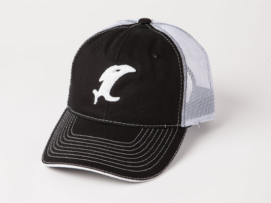 Vicious Fishing Classic Black/White Adjustable Hat
