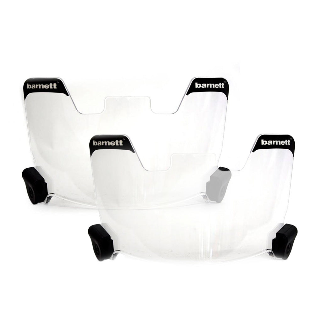 Barnett Pack of 2 Barnett Football Eyeshield / Visors, eyes-shield, Clear