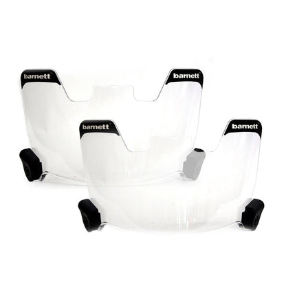 Barnett Pack of 2 Barnett Football Eyeshield / Visors, eyes-shield, Clear