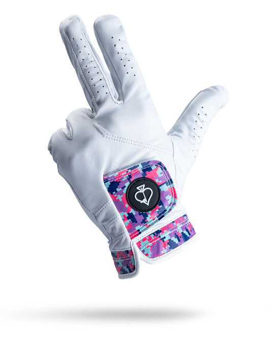 Pins and Aces Premium Tour Glove - Vivid Camo