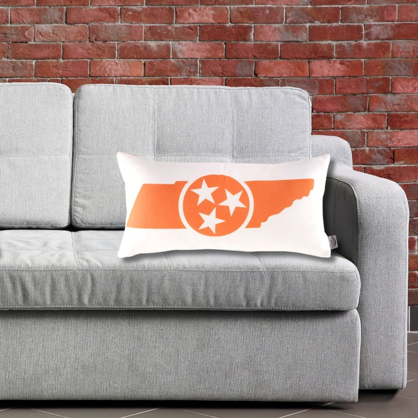 Campus Hammocks Tri Star State Tennessee Vols Lumbar Pillow Cover