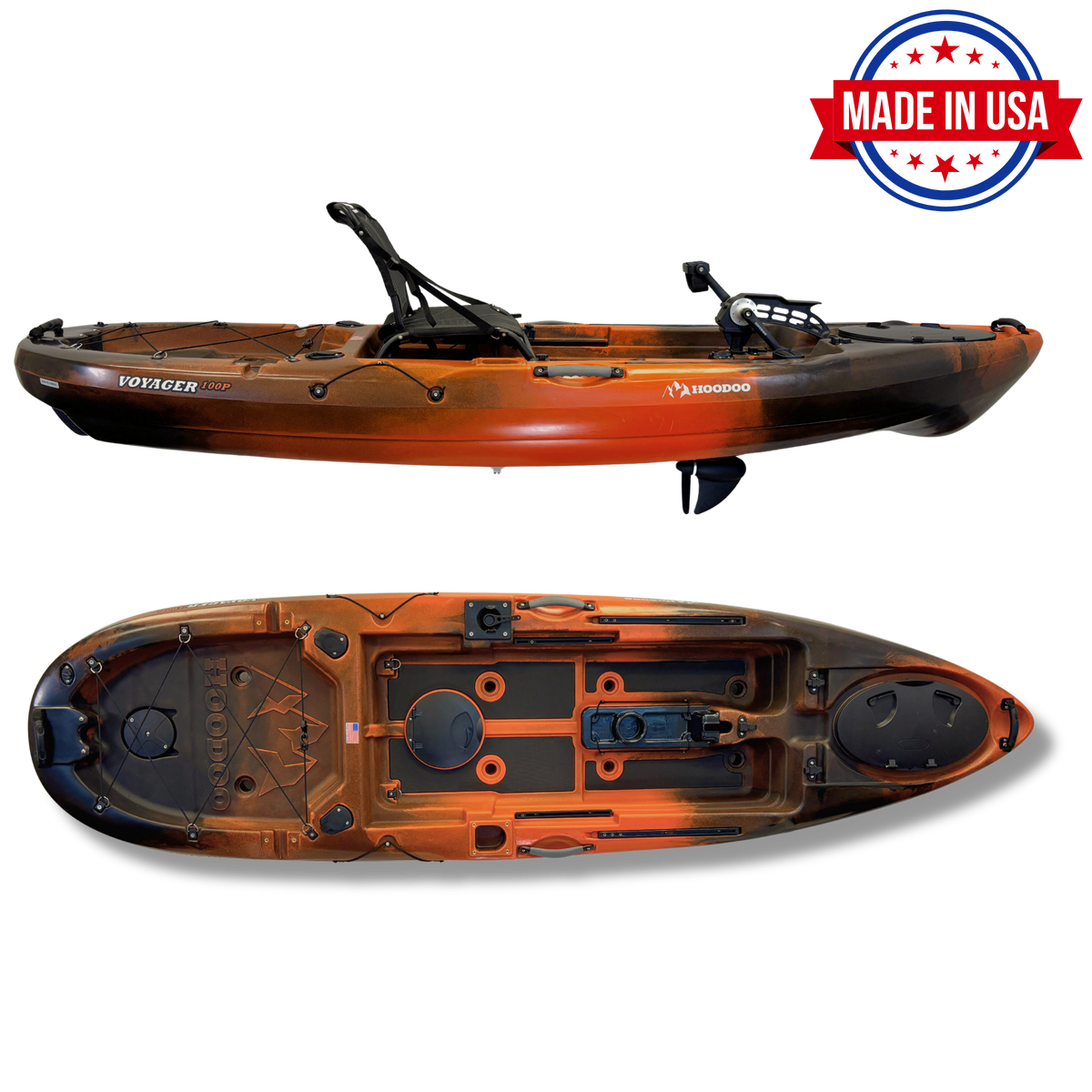 Hoodoo Voyager 100P Pedal Drive Kayak