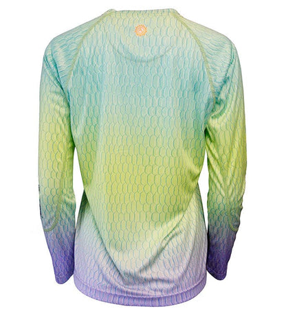 Hook & Tackle Women's Fish Scale L/S UV Fishing Shirt