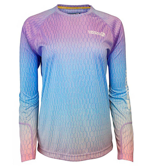 Hook & Tackle Women's Fish Scale L/S UV Fishing Shirt