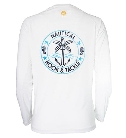 Hook & Tackle Women's Nautical L/S UV Fishing Shirt