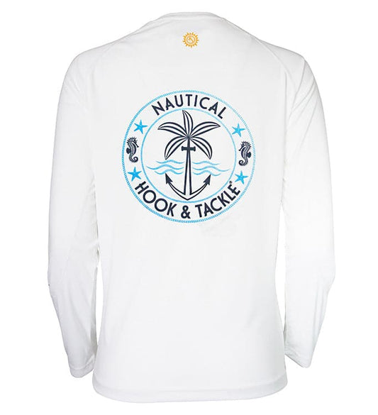 Hook & Tackle Women's Nautical L/S UV Fishing Shirt