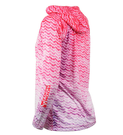 Hook & Tackle Women's Waves L/S UV Fishing Hoodie